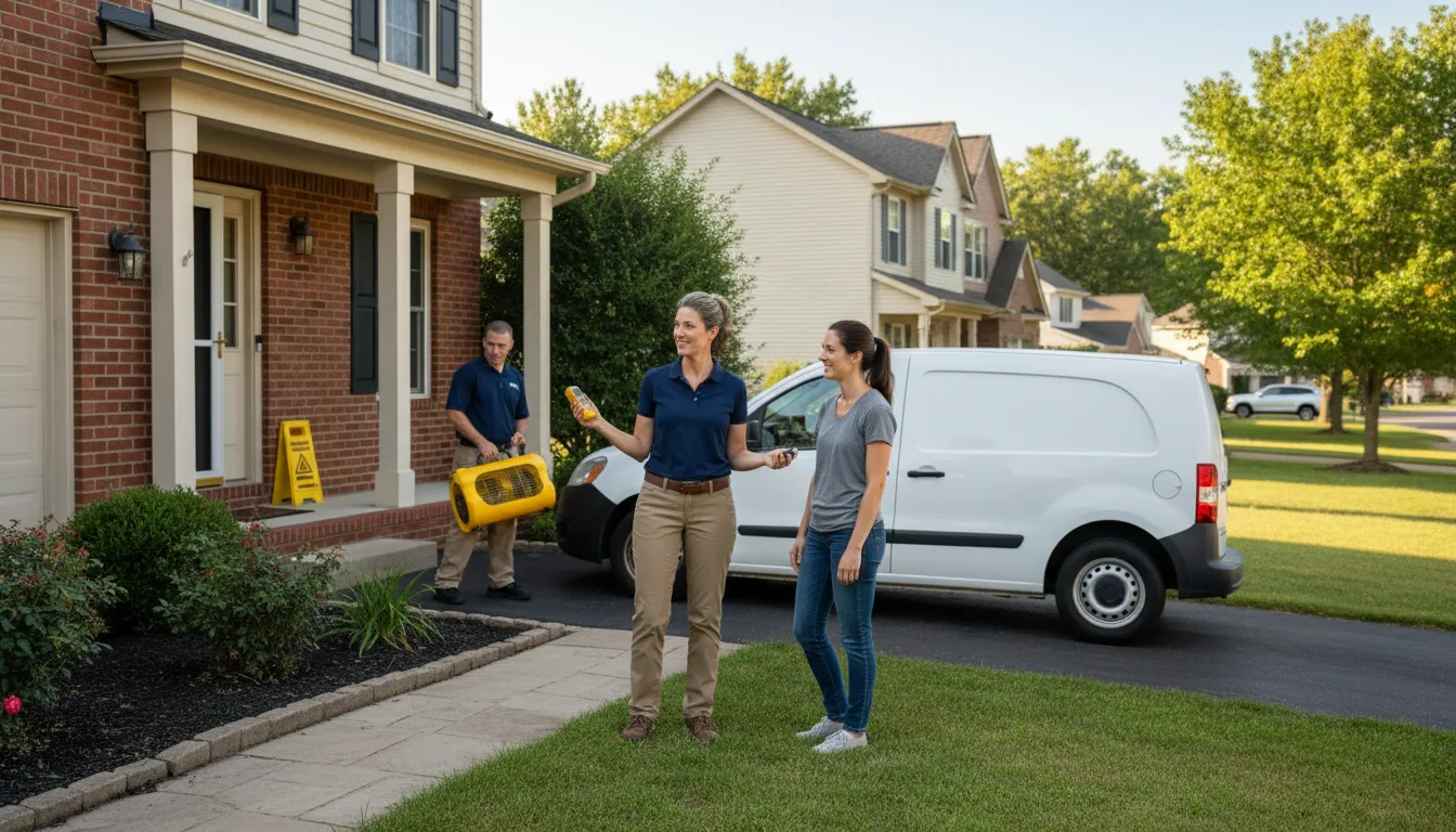 Water restoration image for Dehumidification And Cleanup Services in Battle Ground, IN